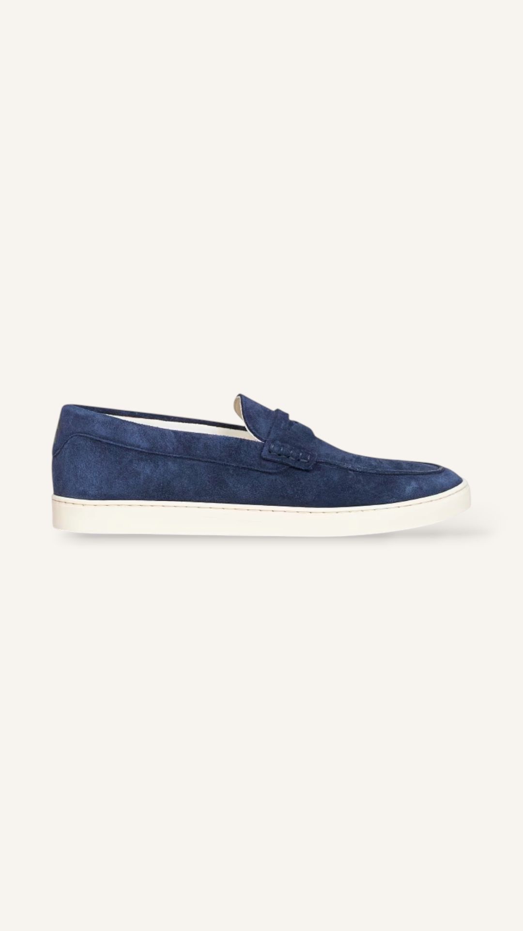 מוקסין זמש BRUNELLO CUCINELLI כחול נייבי